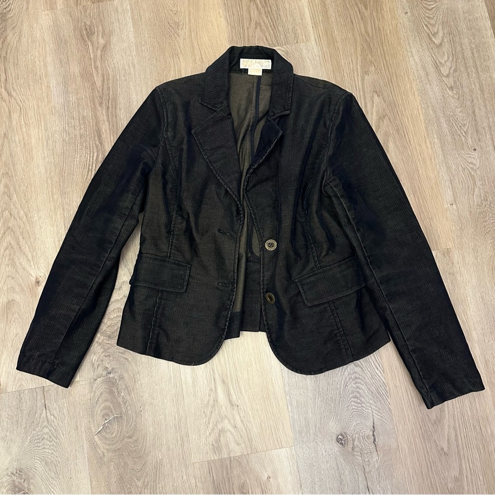 MICHAEL Michael Kors Black Corduroy Blazer